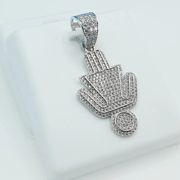 "925 Sterling Silver Cubic Zirconia Pendant, U19254757 - Picture 5 of 11